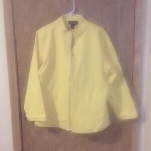 Denim&Co Vibrant Yellow Utility Jacket